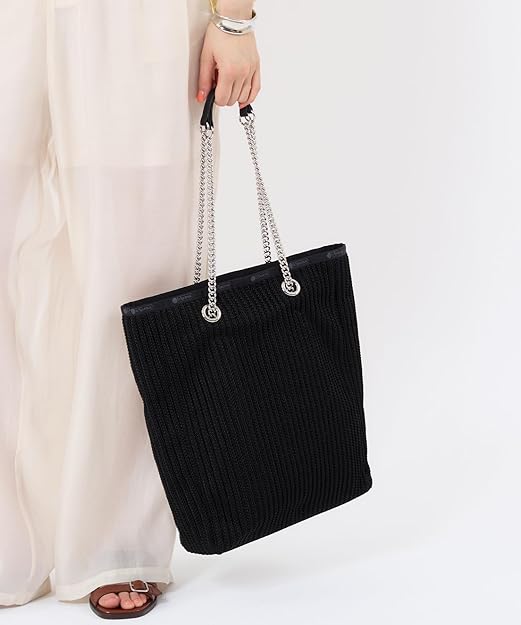 Amazon | [レスポートサック] CHAIN CROCHET N/S TOTE/2235/ブラック